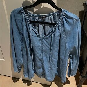 Denim Blue Blouse
